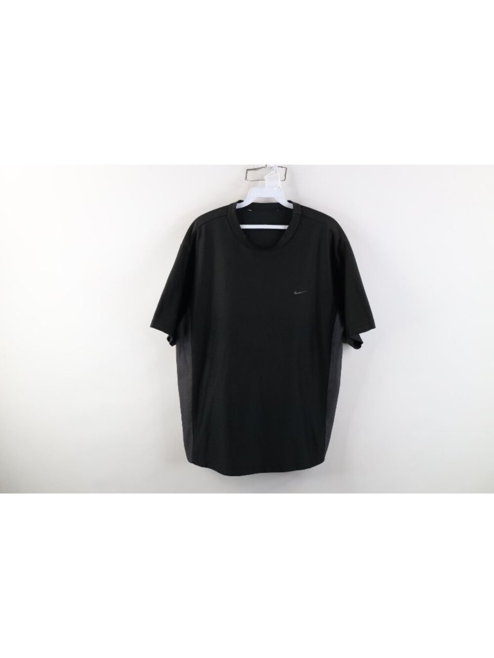 Vintage Y2K Nike Mens Large Travis Scott Mini Swoosh Knit Color Block T-Shirt